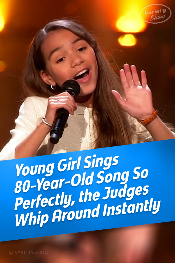 Little Girl Flawlessly Sings 80-Year Old Classic Instantly Turning Two Chairs