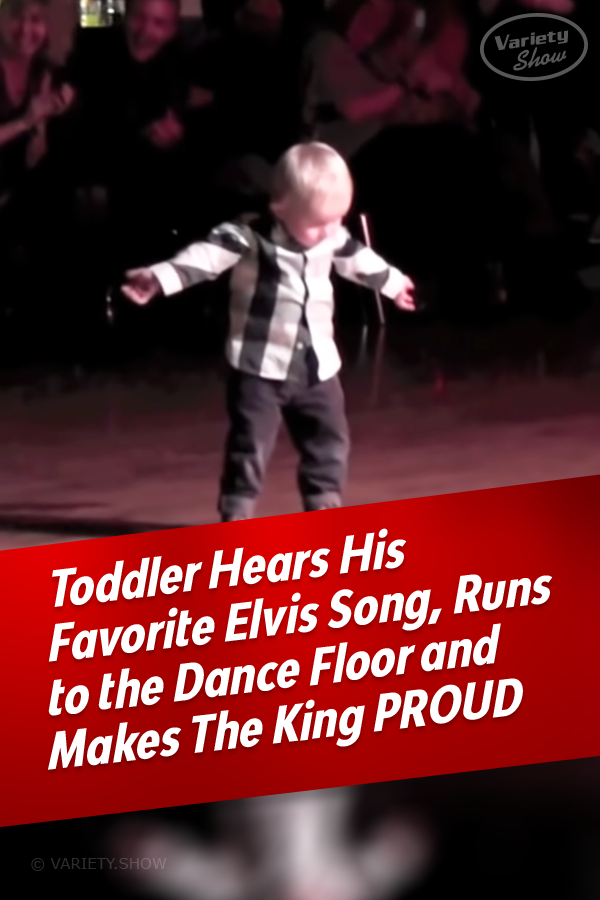 Toddler Hits Dance Floor To Perform His Favorite Elvis Hit Doing The King Proud