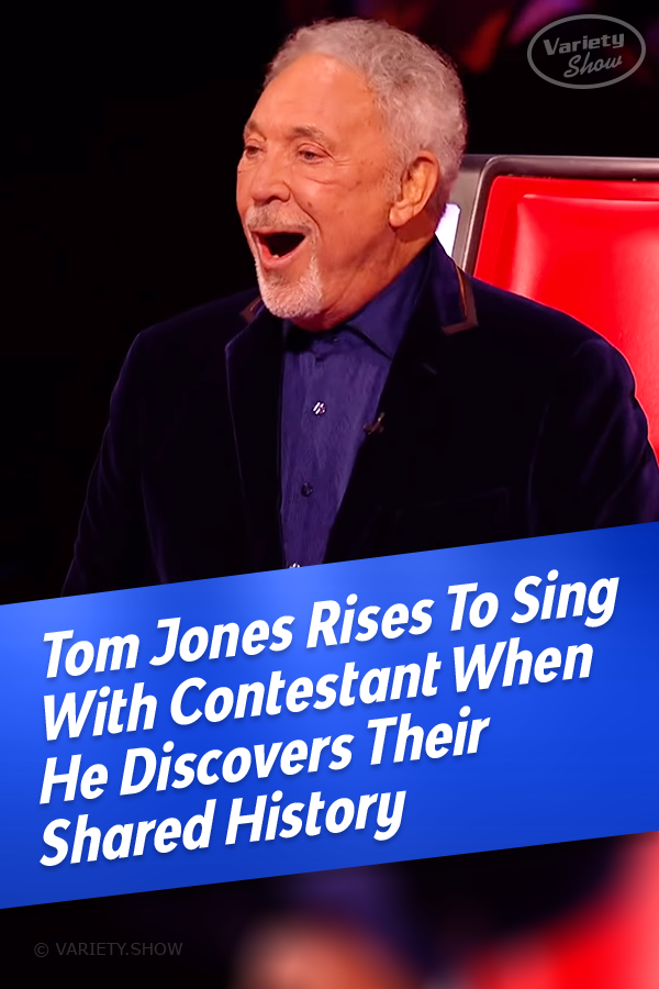 Tom Jones Rises To Sing With Contestant When He Discovers Their Shared History