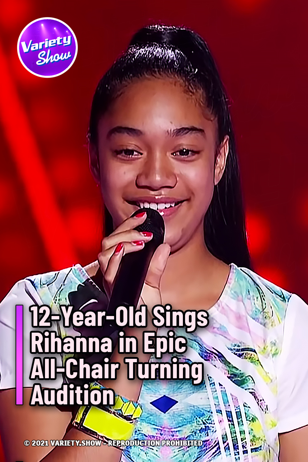 12-Year-Old Sings Rihanna in Epic All-Chair Turning Audition