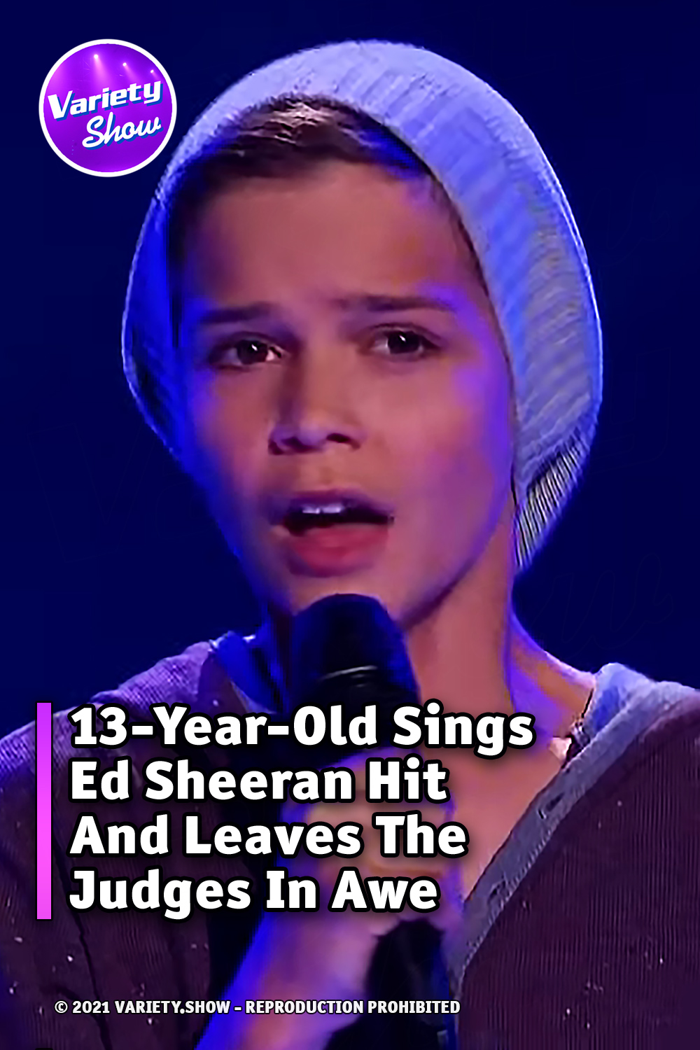 13-Year-Old Sings Ed Sheeran Hit And Leaves The Judges In Awe