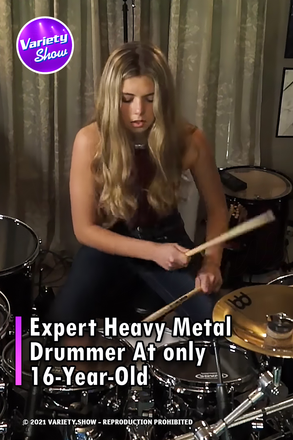 Expert Heavy Metal Drummer At only 16-Year-Old