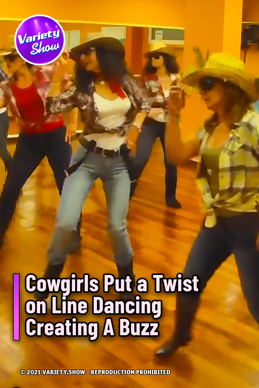 Cowgirls Put a Twist on Line Dancing Creating A Buzz
