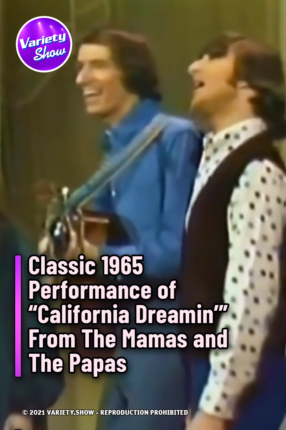 Classic 1965 Performance of “California Dreamin’” From The Mamas and The Papas