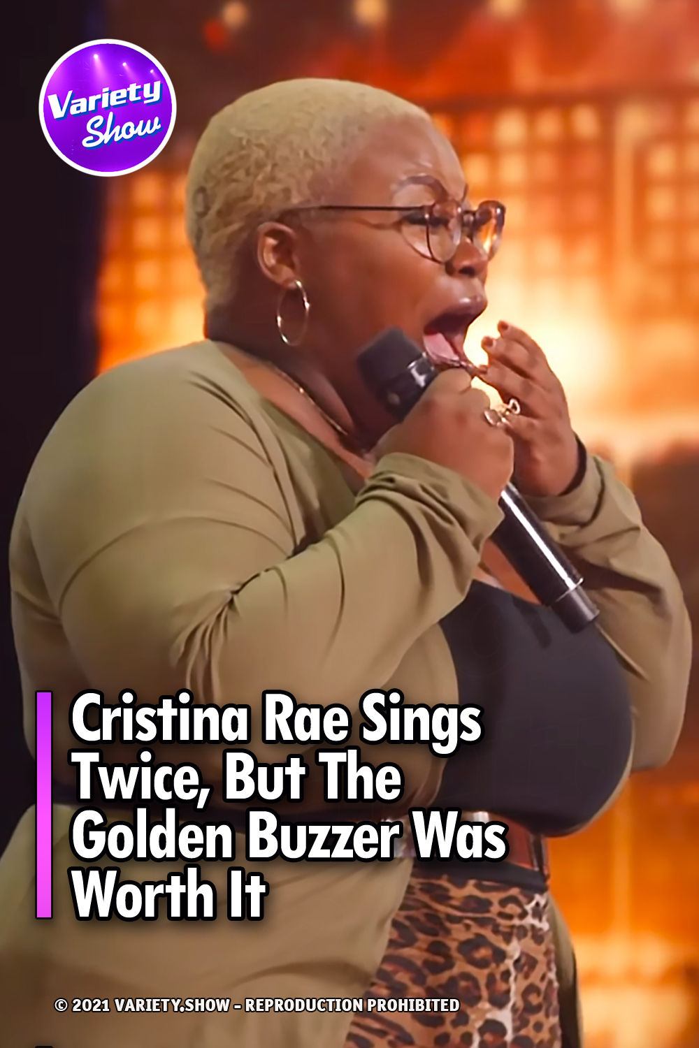 Cristina Rae Sings Twice, But The Golden Buzzer Was Worth It