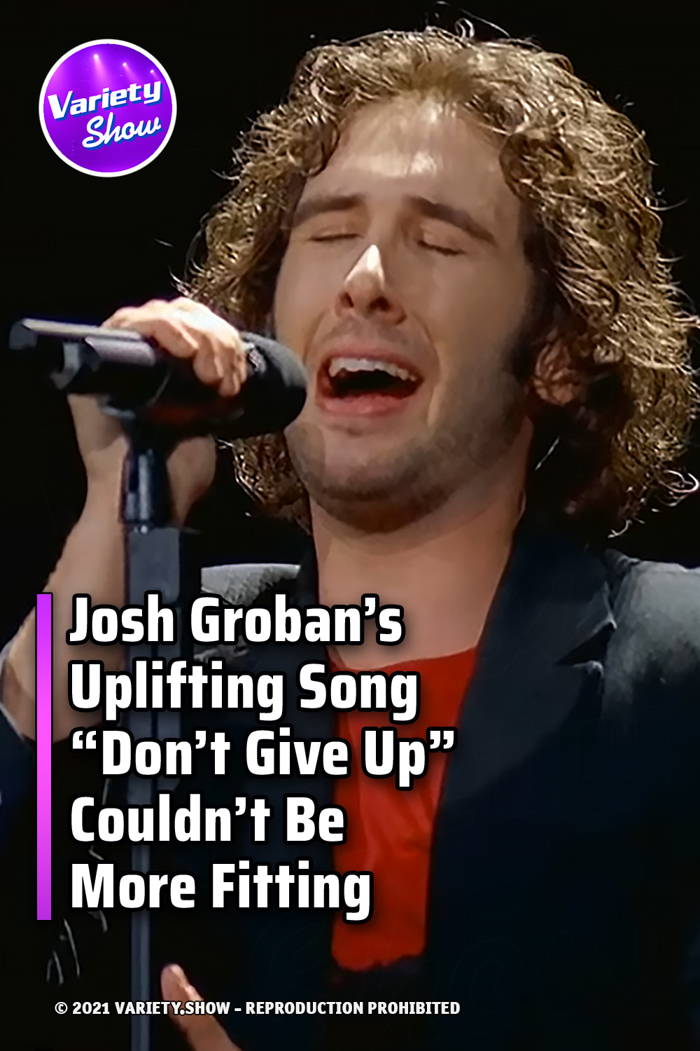 Josh Groban’s Uplifting Song “Don’t Give Up” Couldn’t Be More Fitting