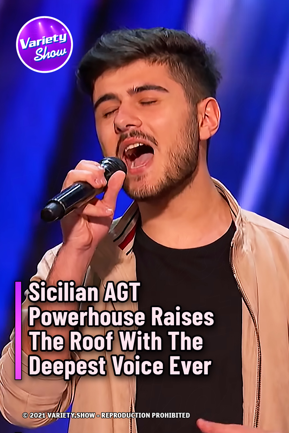 Sicilian AGT Powerhouse Raises The Roof With The Deepest Voice Ever