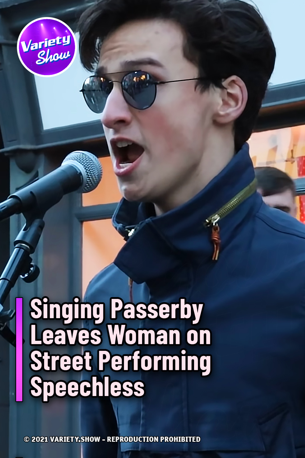 Singing Passerby Leaves Woman on Street Performing Speechless