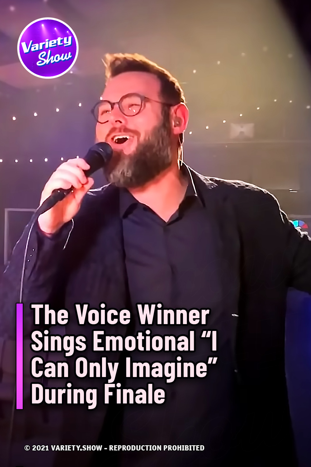 The Voice Winner Sings Emotional “I Can Only Imagine” During Finale