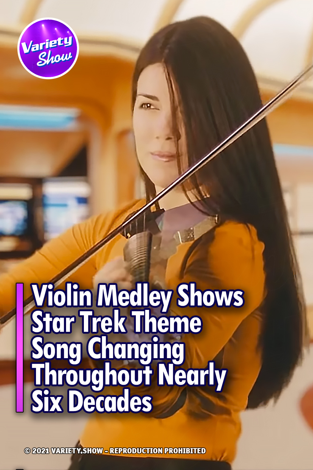Violin Medley Shows Star Trek Theme Song Changing Throughout Nearly Six Decades
