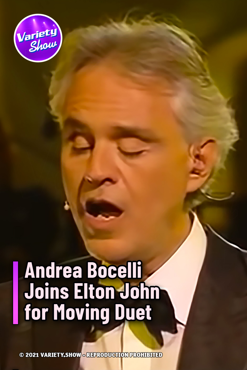 Andrea Bocelli Joins Elton John for Moving Duet