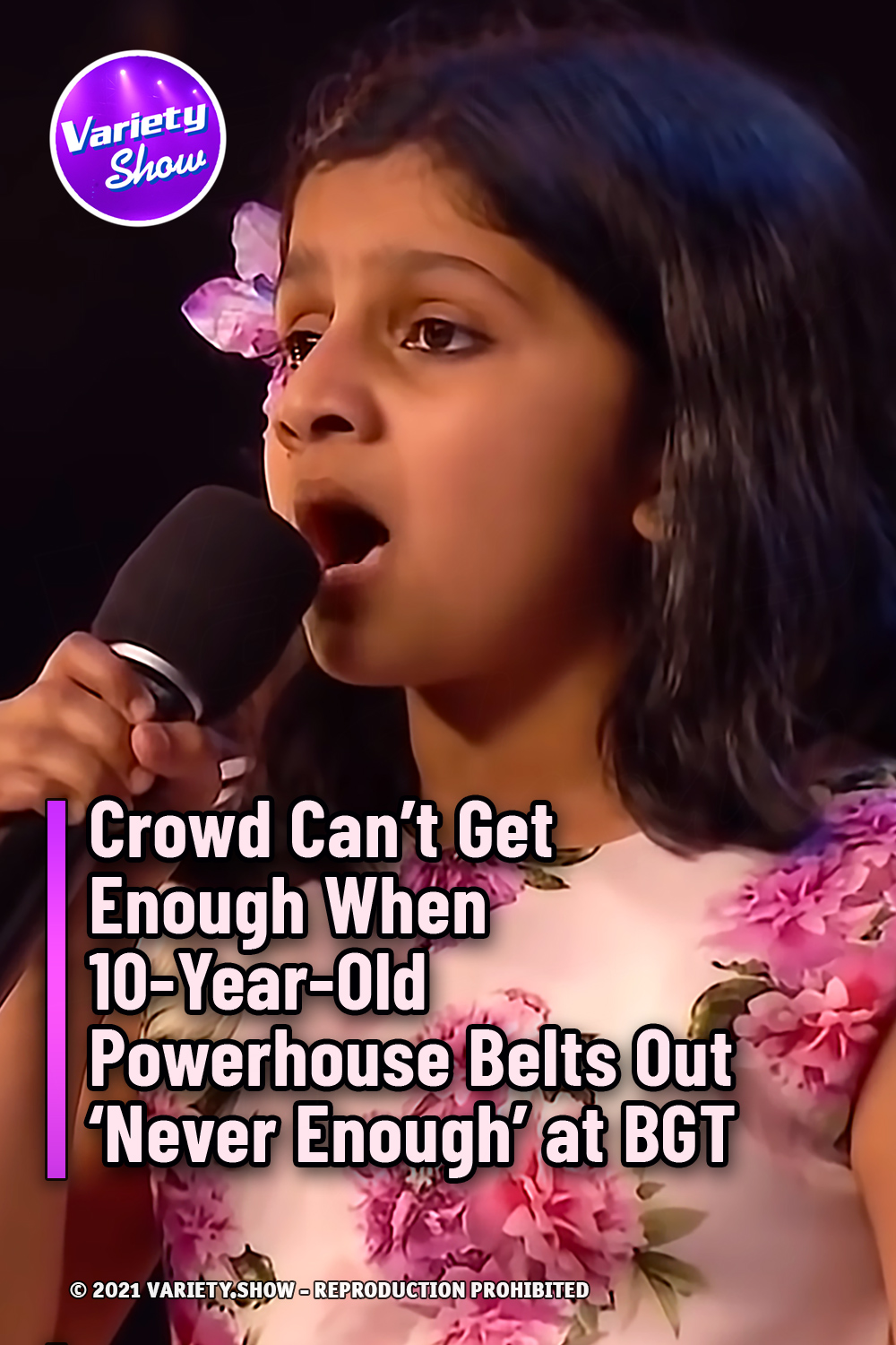 Crowd Can’t Get Enough When 10-Year-Old Powerhouse Belts Out ‘Never Enough’ at BGT