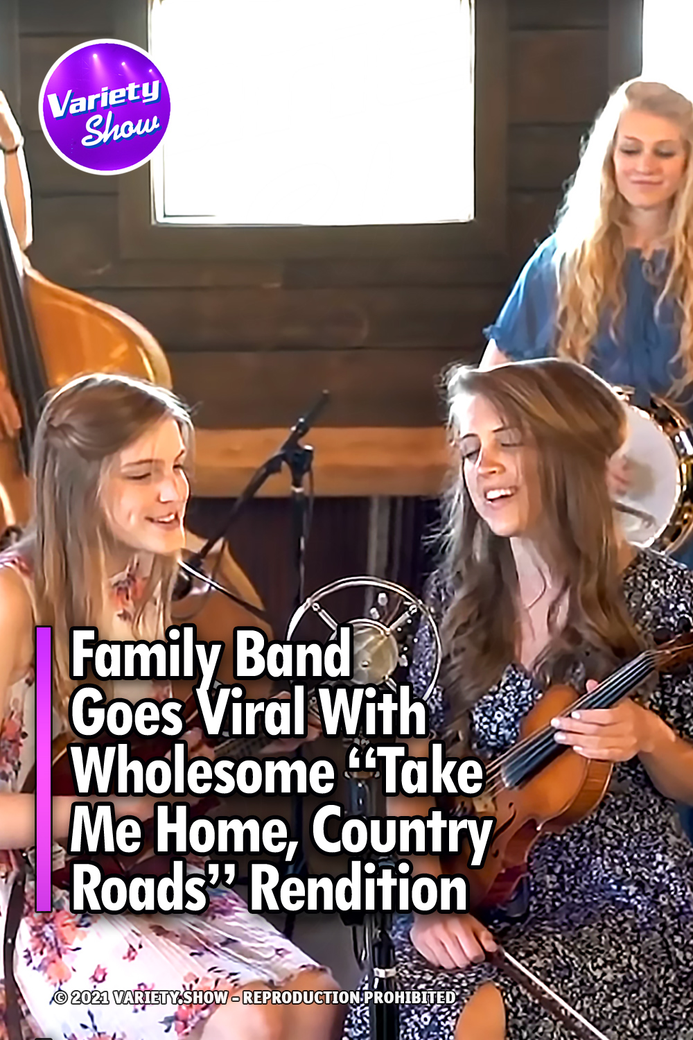 Family Band Goes Viral With Wholesome “Take Me Home, Country Roads” Rendition