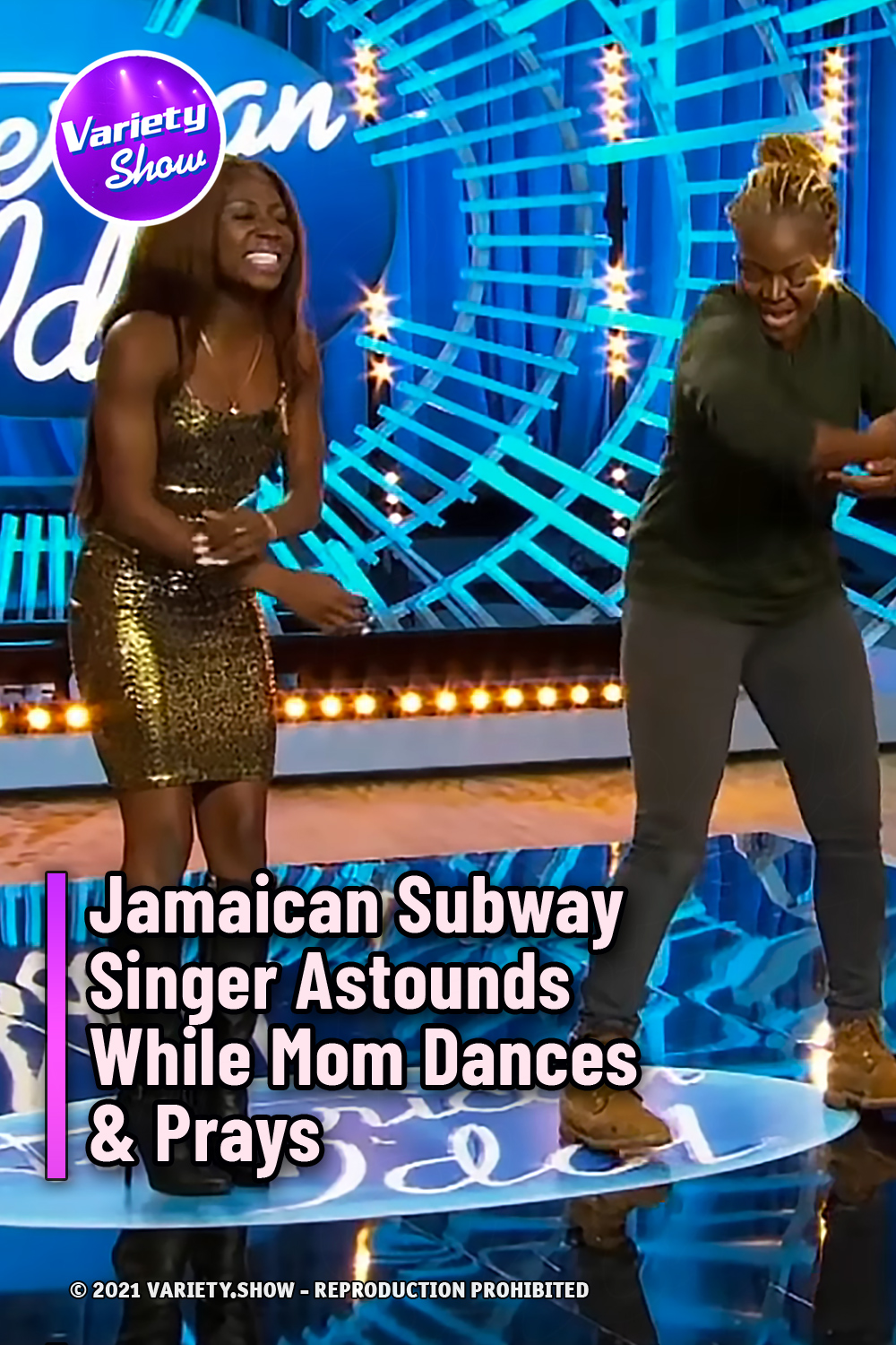Jamaican Subway Singer Astounds While Mom Dances & Prays