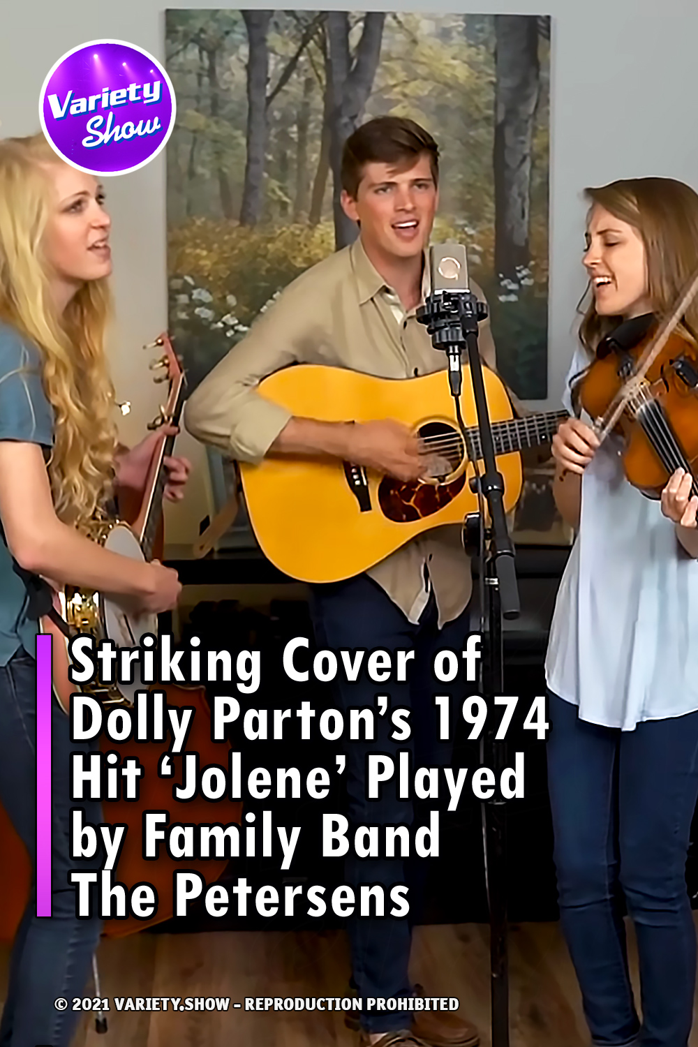 Striking Cover of Dolly Parton’s 1974 Hit ‘Jolene’ Played by Family Band The Petersens