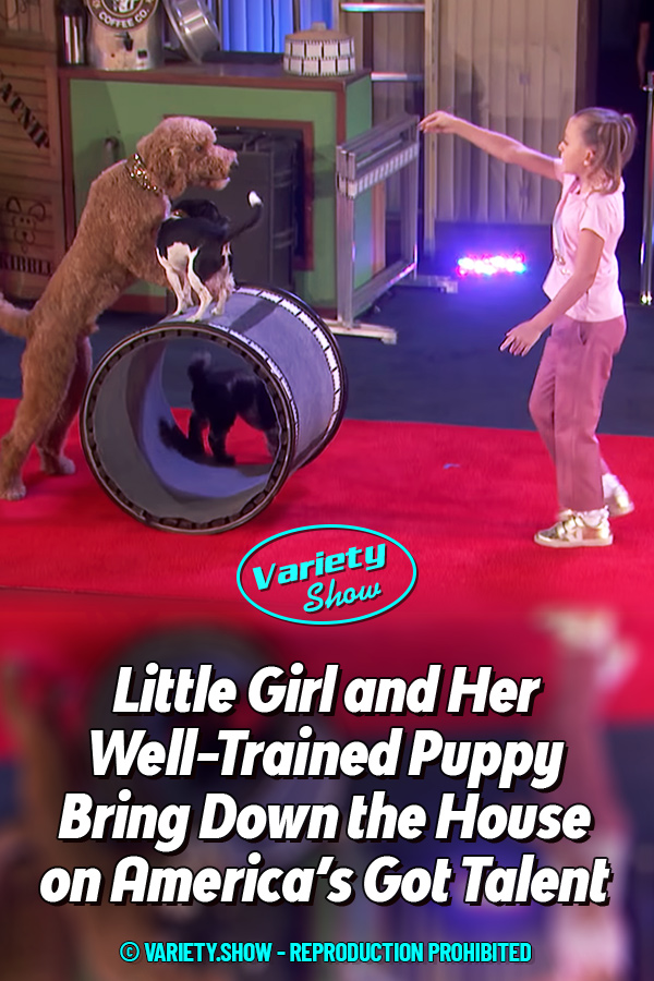 Little Girl and Her Well-Trained Puppy Bring Down the House on America’s Got Talent