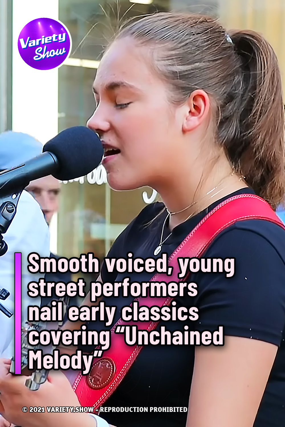 Smooth voiced, young street performers nail early classics covering “Unchained Melody”