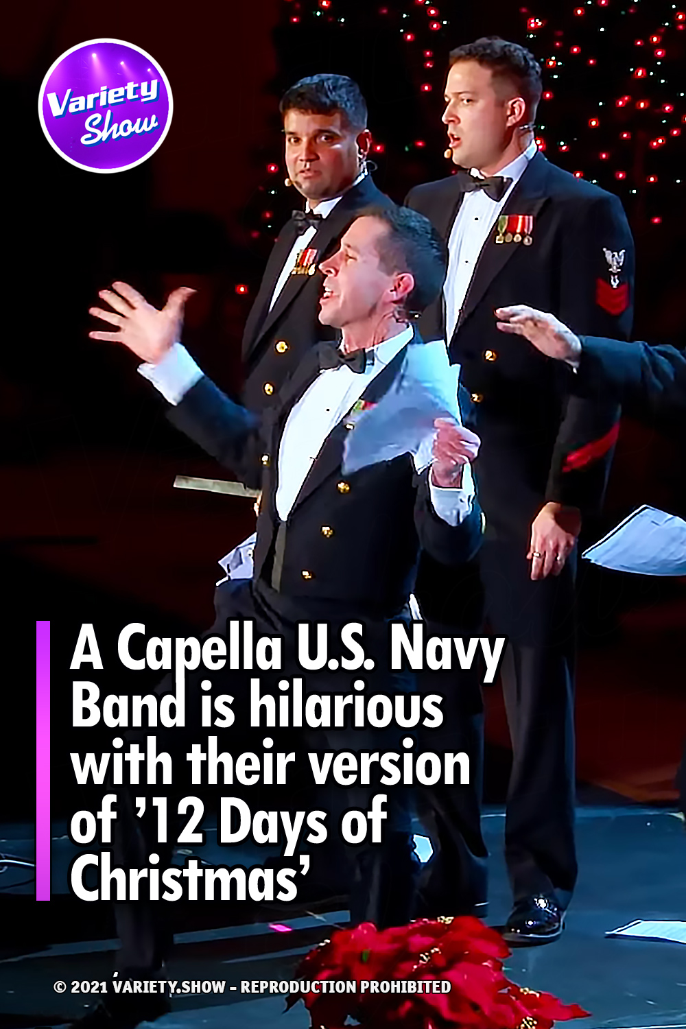 A Capella U.S. Navy Band is hilarious with their version of ’12 Days of Christmas’