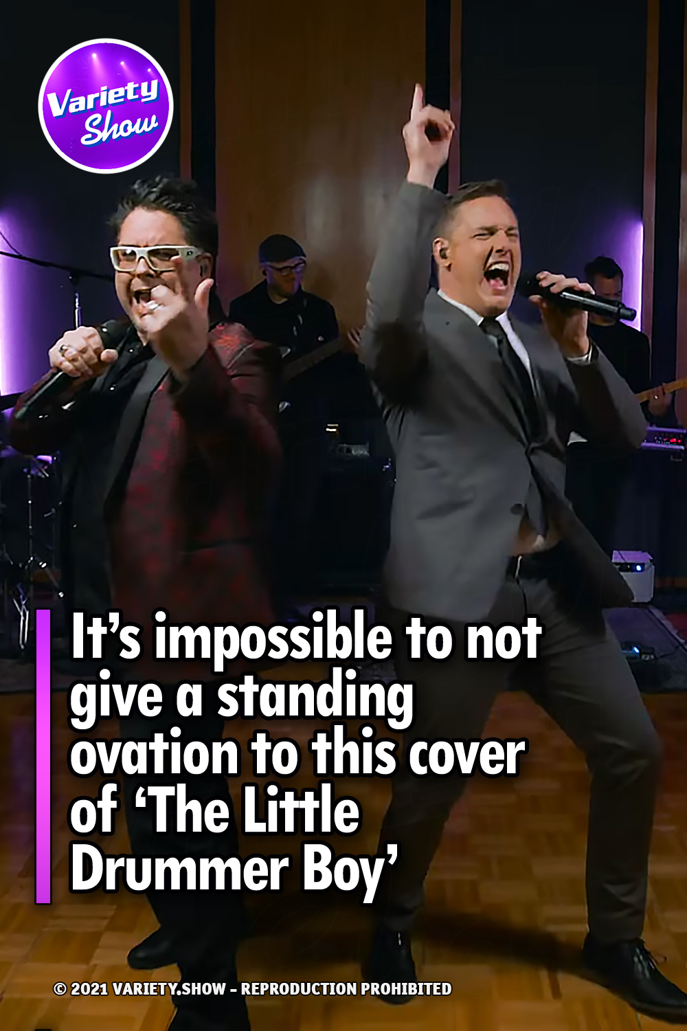 It’s impossible to not give a standing ovation to this cover of ‘The Little Drummer Boy’
