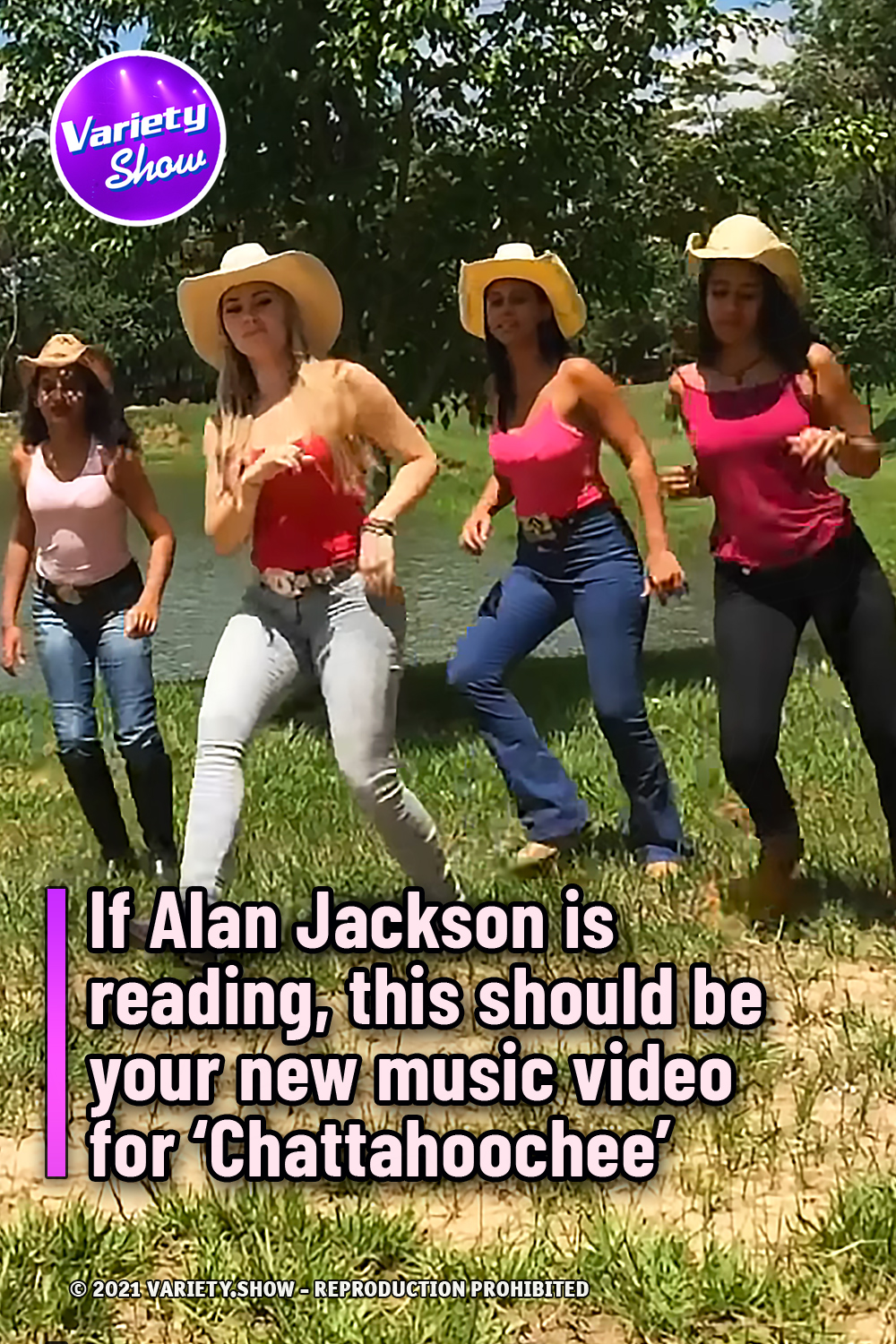 If Alan Jackson is reading, this should be your new music video for ‘Chattahoochee’