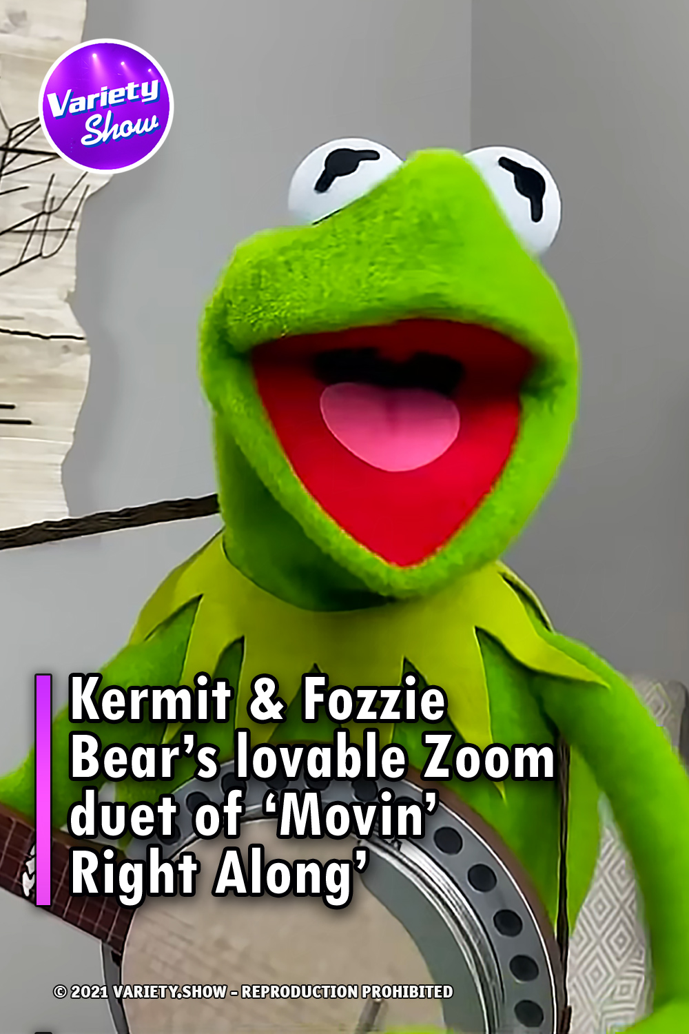 Kermit & Fozzie Bear’s lovable Zoom duet of ‘Movin’ Right Along’
