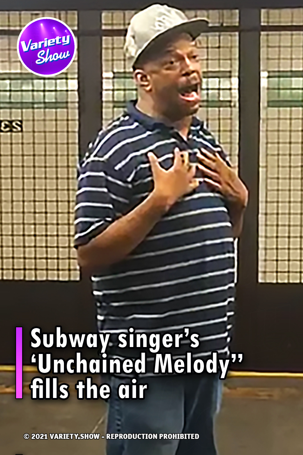 Subway singer’s ‘Unchained Melody” fills the air