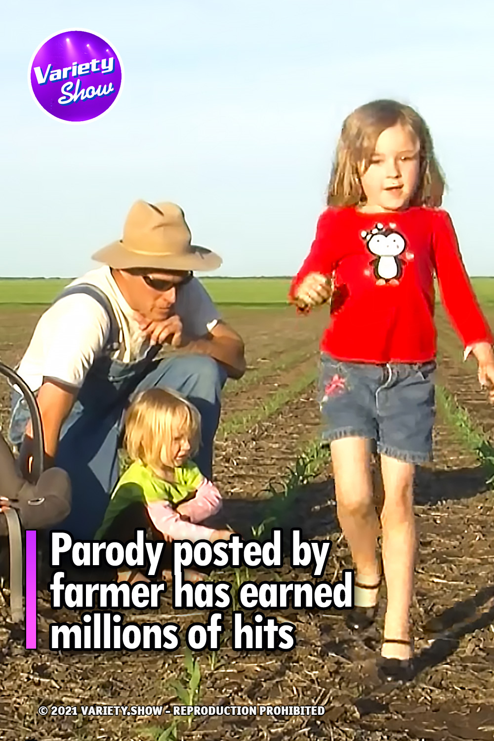 Parody posted by farmer has earned millions of hits