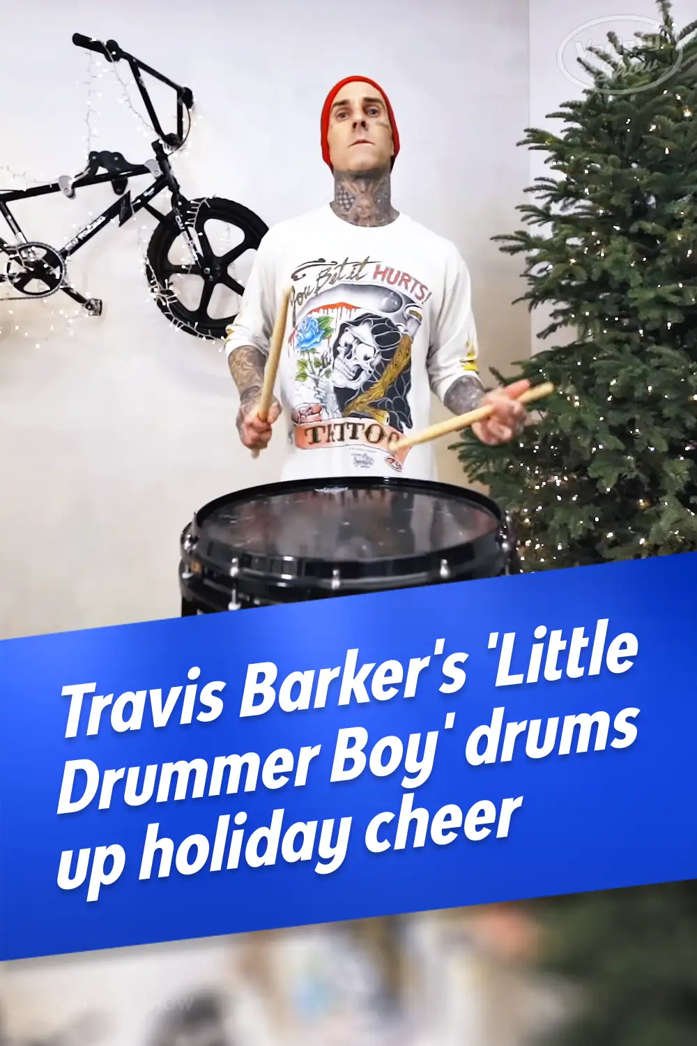 Travis Barker\'s \'Little Drummer Boy\' drums up holiday cheer